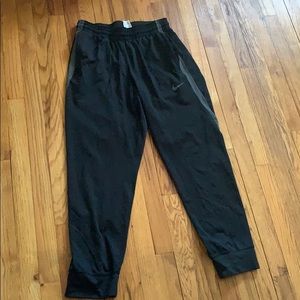 NIKE Black Sweatpants Dry Fit Size Large Used